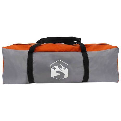 3-persoons Grijs en Oranje 185T Polyester met PU Coating 8