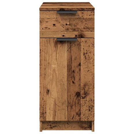 Bureau 33x50x75 cm bewerkt hout oud houtkleurig 5