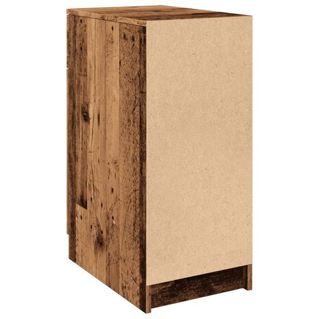 Bureau 33x50x75 cm bewerkt hout oud houtkleurig 7