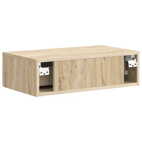 Wandmontage Zijtafel Sonoma Eiken 59 x 34,5 x 17 cm 7