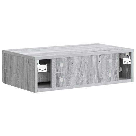 Wandmontage Zijtafel Grijs sonoma 59 x 34,5 x 17 cm 7