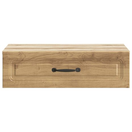 Wandmontage Zijtafel 59 x 34,5 x 17 cm Bewerkt hout 5