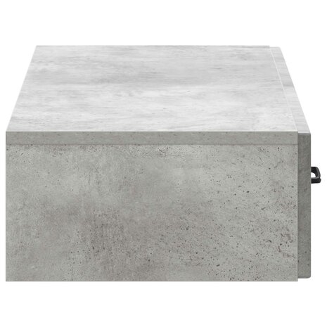 Wandmontage Zijtafel Betongrijs 87,5 x 34,5 x 17 cm 6
