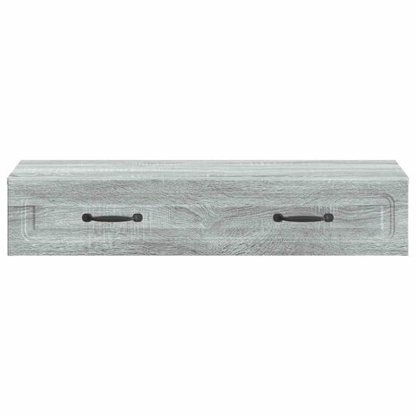 Wandmontage Zijtafel Grijs sonoma 87,5 x 34,5 x 17 cm 5