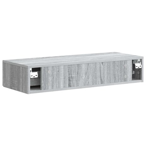Wandmontage Zijtafel Grijs sonoma 87,5 x 34,5 x 17 cm 7