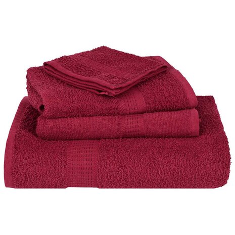 12-delige Handdoekenset FROGN 360 g/m&sup2; bordeaux 4