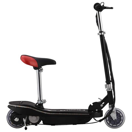 Kinderstep met zadel en LED 120 W zwart 6