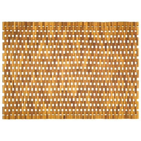Badmatten Naturel 105 x 160 cm Massief Acaciahout 6