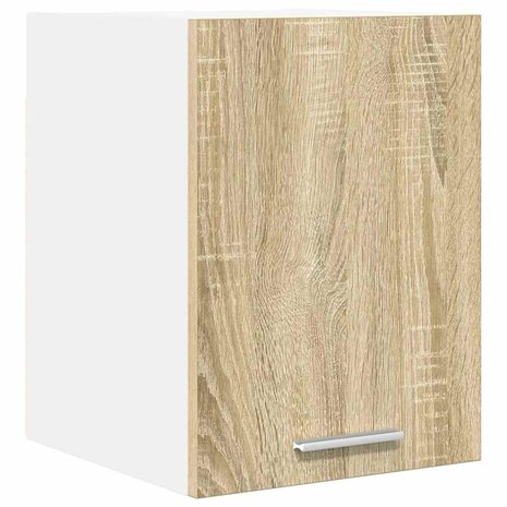 Hangkast Sonoma Eik en Wit 30 x 31 x 40 cm Bewerkt hout 2