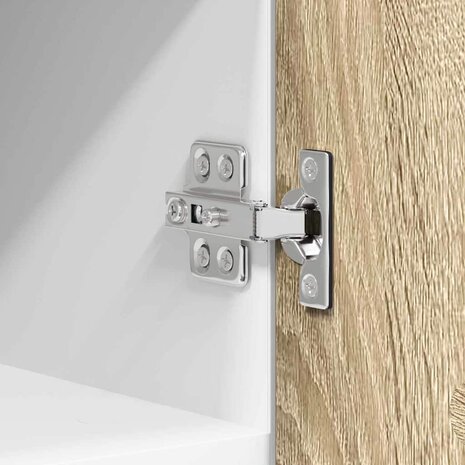 Hangkast Sonoma Eik en Wit 30 x 31 x 40 cm Bewerkt hout 9