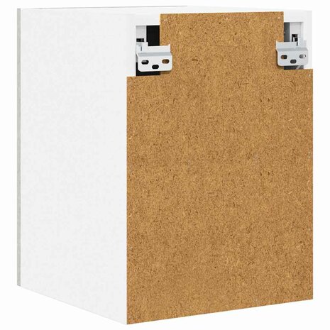Hangkast Beton Grijs en Wit 30 x 31 x 40 cm Bewerkt hout 8