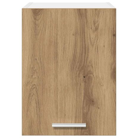 Hangkast Ambachtelijke Eik en Wit 30 x 31 x 40 cm Bewerkt hout 6