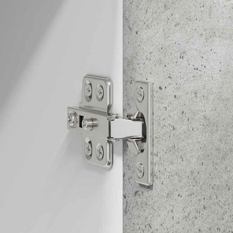 Hangkast Beton Grijs en Wit 50 x 31 x 40 cm Bewerkt hout 9