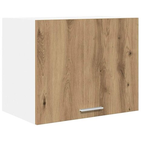 Hangkast Ambachtelijke Eik en Wit 50 x 31 x 40 cm Bewerkt hout 2