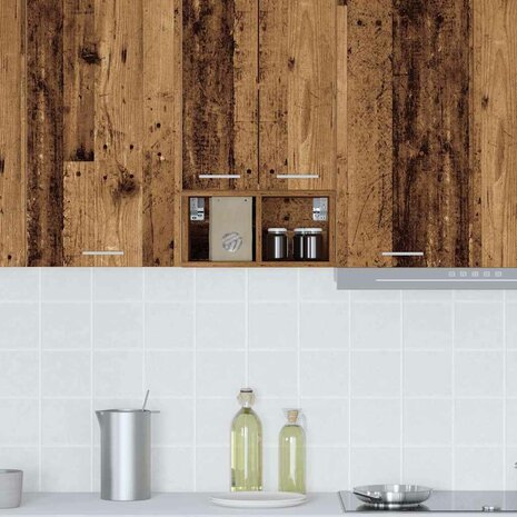 Hangkast Oudhout 20 x 29,5 x 40 cm Bewerkt hout 4