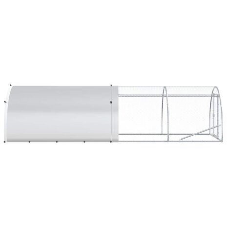 Kippenhok zilver 400 x 150 x 100 cm Gegalvaniseerd staal 4