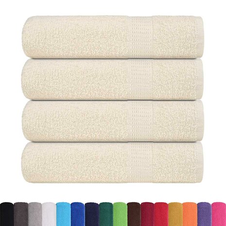 Douchehanddoeken FROGN 4 st 70x140 cm 360 g/m&sup2; cr&egrave;me 2
