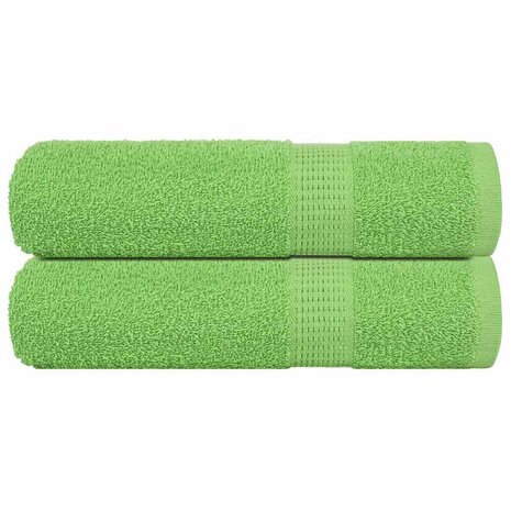 Douchehanddoeken FROGN 2 st 70x140 cm 360 g/m&sup2; appelgroen 1