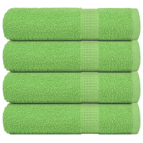 Douchehanddoeken FROGN 4 st 70x140 cm 360 g/m&sup2; appelgroen 1