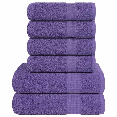 6-delige Handdoekenset FROGN 360 g/m&sup2; paars 1