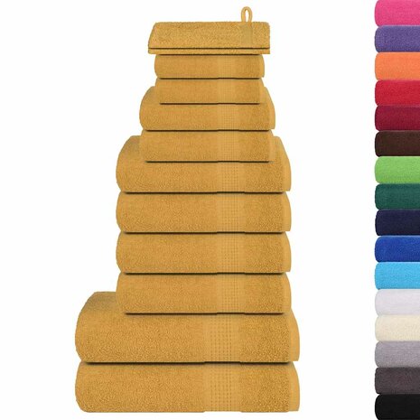 12-delige Handdoekenset FROGN 360 g/m&sup2; goud 2