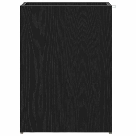 Paraplustandaard Zwart Eiken 40 x 20 x 55,5 cm Bewerkt hout 5