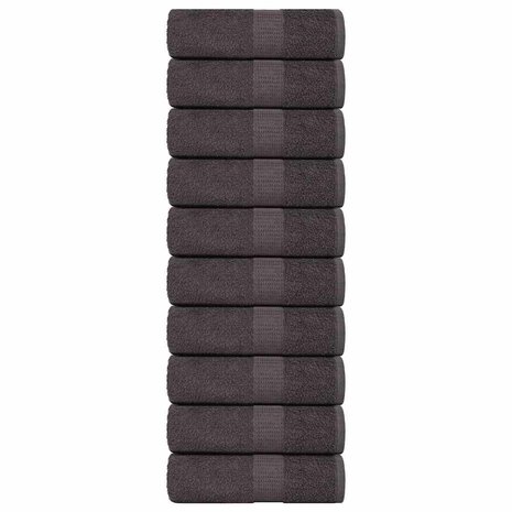 Washandjes FROGN 10 st 30x30 cm 360 g/m&sup2; antraciet 1