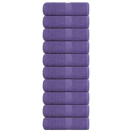 Washandjes FROGN 10 st 30x30 cm 360 g/m&sup2; paars 1