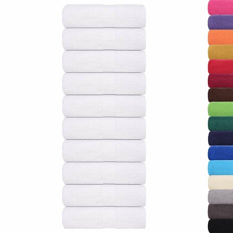 Washandjes FROGN 10 st 30x30 cm 360 g/m&sup2; wit 2