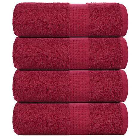 Gastendoekjes FROGN 4 st 30x50 cm 360 g/m&sup2; bordeaux 1