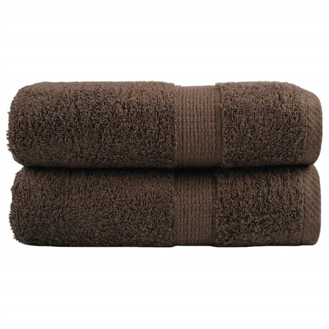 Gastendoekjes SOLUND 2 st 600 g/m&sup2; 30x50 cm bruin 1