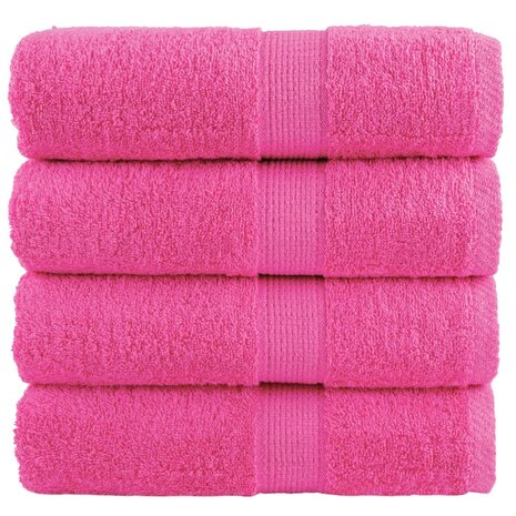 Gastendoekjes SOLUND 4 st 600 g/m&sup2; 30x50 cm roze 1