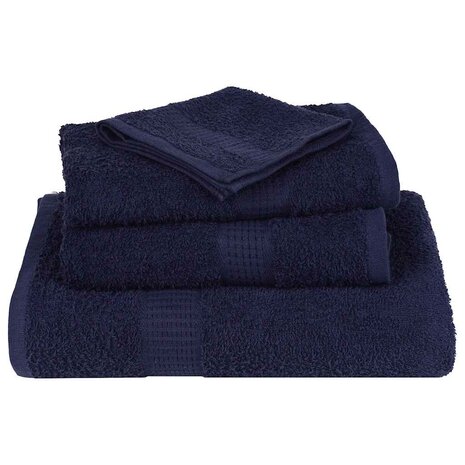 Handdoeken FROGN 2 st 100x200 cm 360 g/m&sup2; marineblauw 4