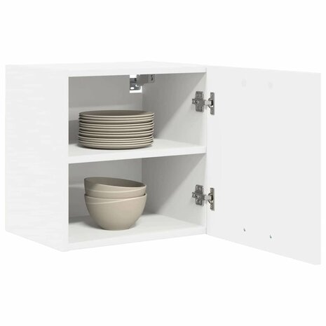 Hangkast Wit 40 x 31 x 40 cm Bewerkt hout 3