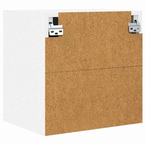 Hangkast Wit 40 x 31 x 40 cm Bewerkt hout 8