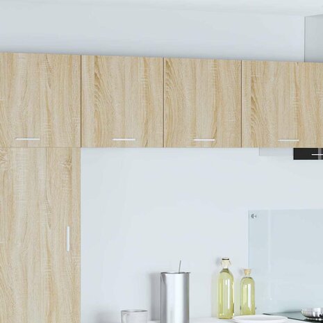 Hangkast Sonoma Eik en Wit 40 x 31 x 40 cm Bewerkt hout 1