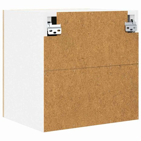 Hangkast Sonoma Eik en Wit 40 x 31 x 40 cm Bewerkt hout 8