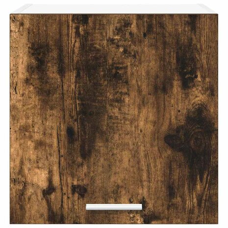 Hangkast Gerookte Eik en Wit 40 x 31 x 40 cm Bewerkt hout 6