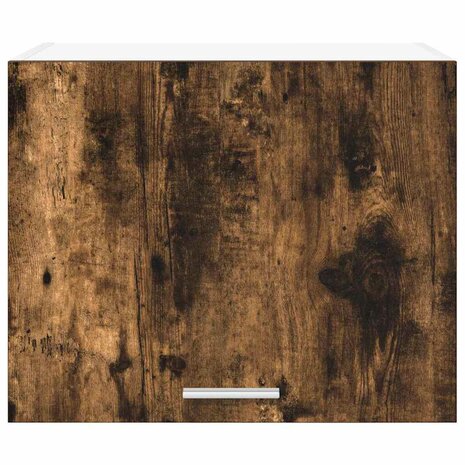 Hangkast Gerookte Eik en Wit 50 x 31 x 40 cm Bewerkt hout 6