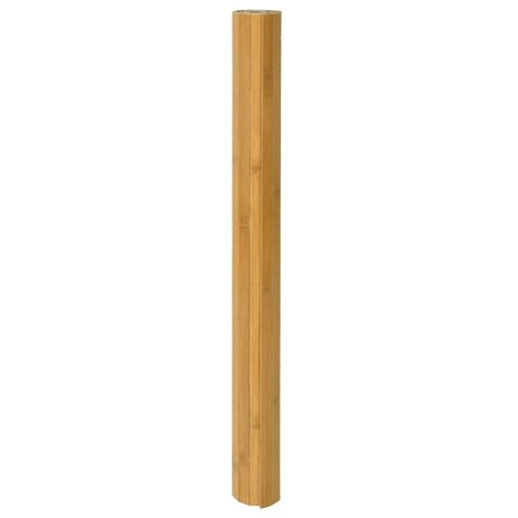 Vloerkleed rechthoekig 60x100 cm bamboe naturel 3