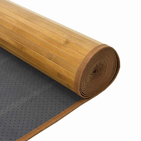 Vloerkleed rechthoekig 70x100 cm bamboe naturel 5