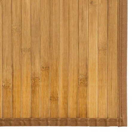 Vloerkleed rechthoekig 80x200 cm bamboe naturel 6