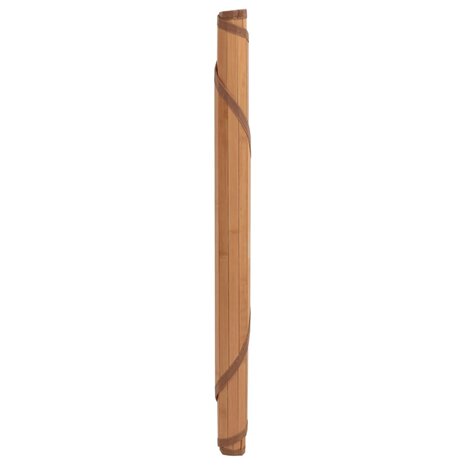 Vloerkleed rond 60 cm bamboe naturel 3