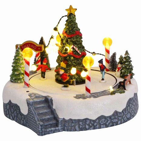 Kerstdorp Decoratie 22 x 21,5 x 17 cm Kunststof Meerkleurig 1