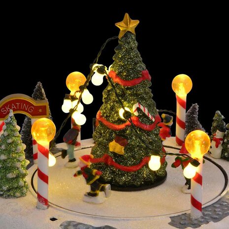 Kerstdorp Decoratie 22 x 21,5 x 17 cm Kunststof Meerkleurig 7