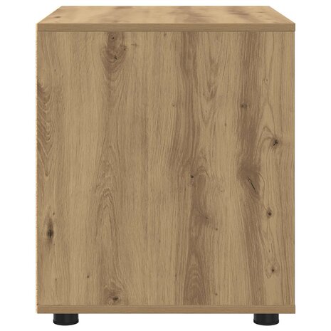 Opbergkast 60 x 48 x 57 cm Bewerkt hout Artisan Eiken 7