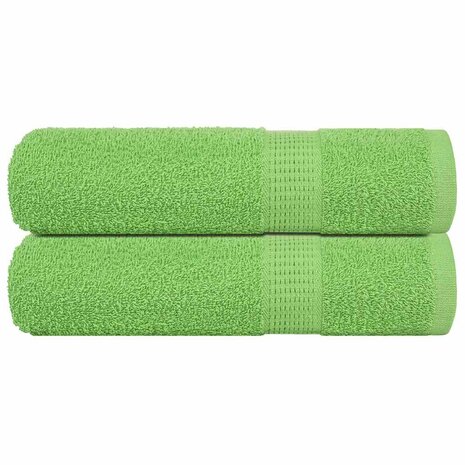 Badhanddoeken FROGN 2 st 100x150 cm 360 g/m&sup2; appelgroen 1