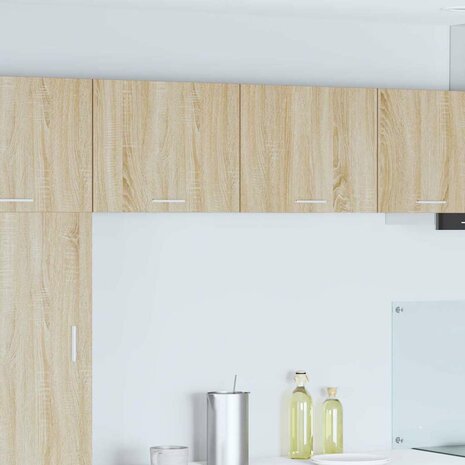 Hangkast Sonoma Eik en Wit 50 x 31 x 40 cm Bewerkt hout 1