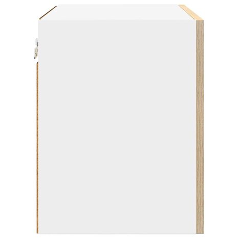 Hangkast Sonoma Eik en Wit 50 x 31 x 40 cm Bewerkt hout 7