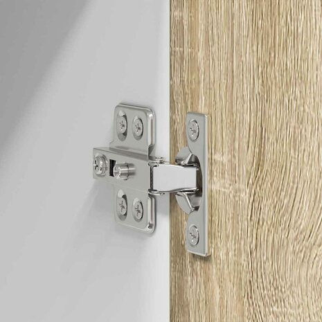 Hangkast Sonoma Eik en Wit 50 x 31 x 40 cm Bewerkt hout 9